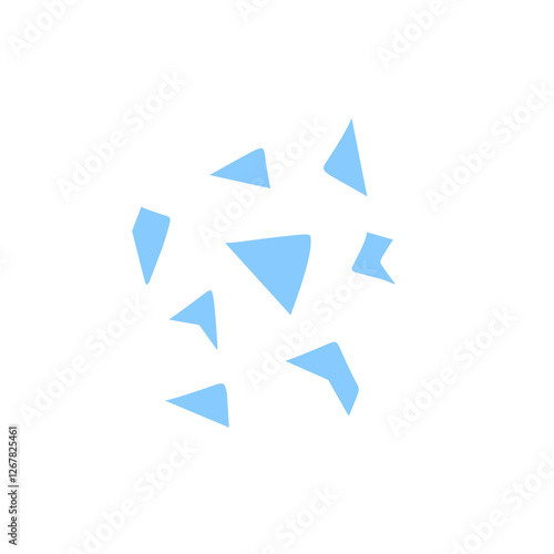 broken glass vector illustration