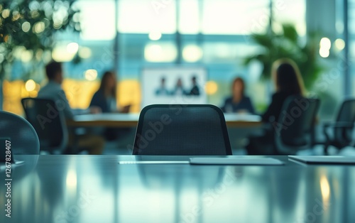 Wallpaper Mural Collaborative Computing: A Diverse Group of Business Professionals Engaged in a Productive Meeting, Utilizing Laptops and Mobile Devices Around a Modern Table in a Bright, Contemporary Workspace.

 Torontodigital.ca