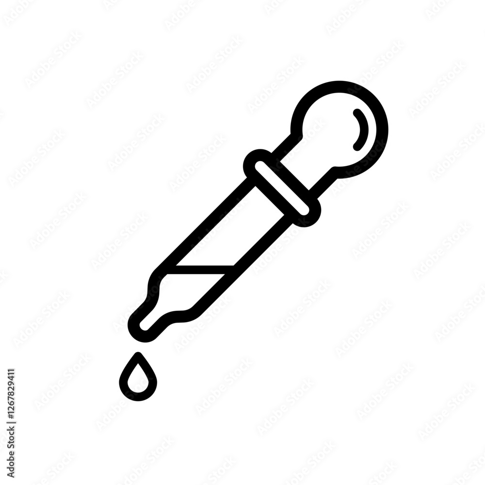 dropper - simple vector icon dropper - simple vector icon