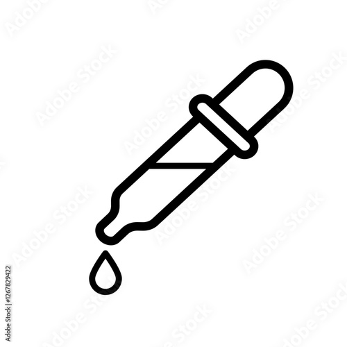 dropper - simple vector icon