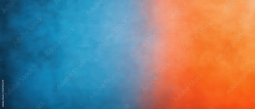 Fototapeta premium Abstract Blue and Orange Texture Background