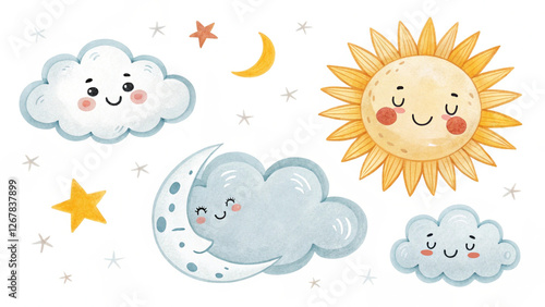 sun and clouds