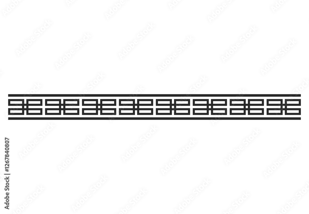 Ornamental ethnic border element Ornamental ethnic border element