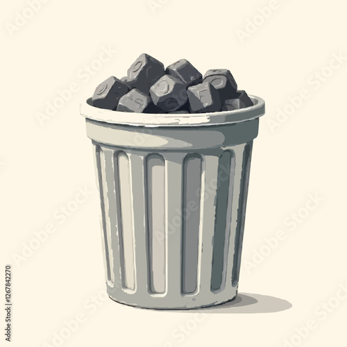 Trash Can Cubes