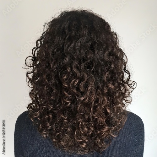 Gorgeous Brunette Curly Hair: Style and Beauty