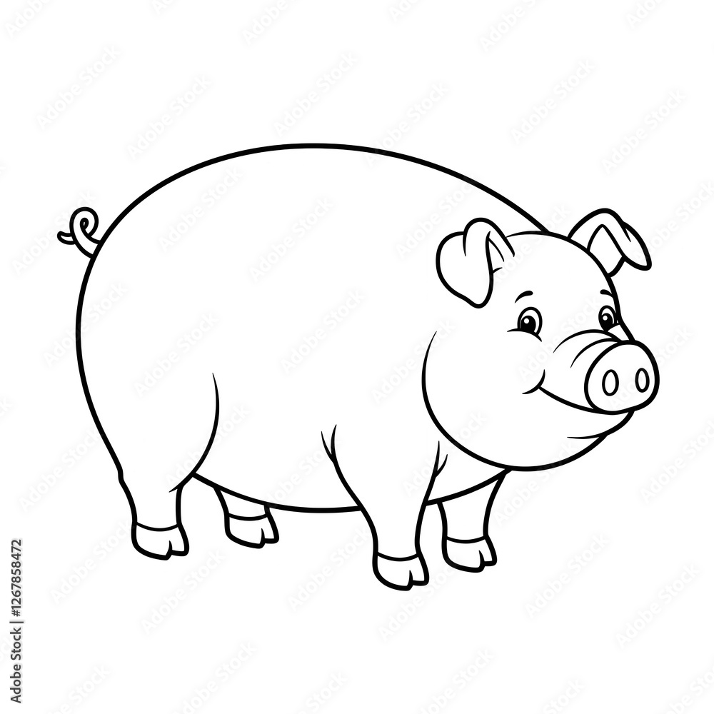pig coloring pig coloring