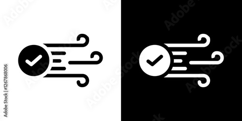 Clean Air icons vectors set in solid style.