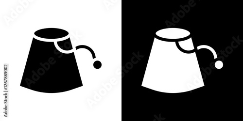 Fez hat icons vectors set in solid style.