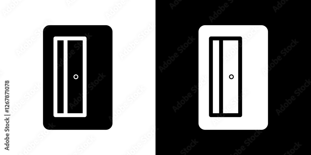 Sharpener icons vectors set in solid style. Sharpener icons vectors set in solid style.