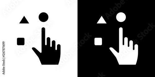 Variety icons vectors set in solid style.
