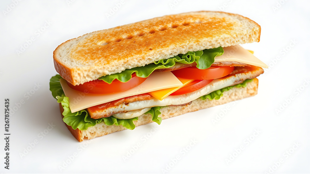 ham and cheese sandwich on white ham and cheese sandwich on white