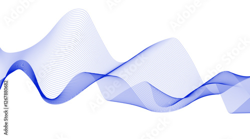 Colorful shiny and smooth blend lines background. Abstract modern colorful wavy stylized blend liens gradient background. Blending gradient colors.