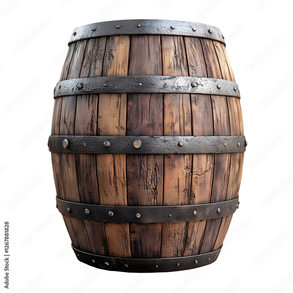 Obraz premium old wooden barrel