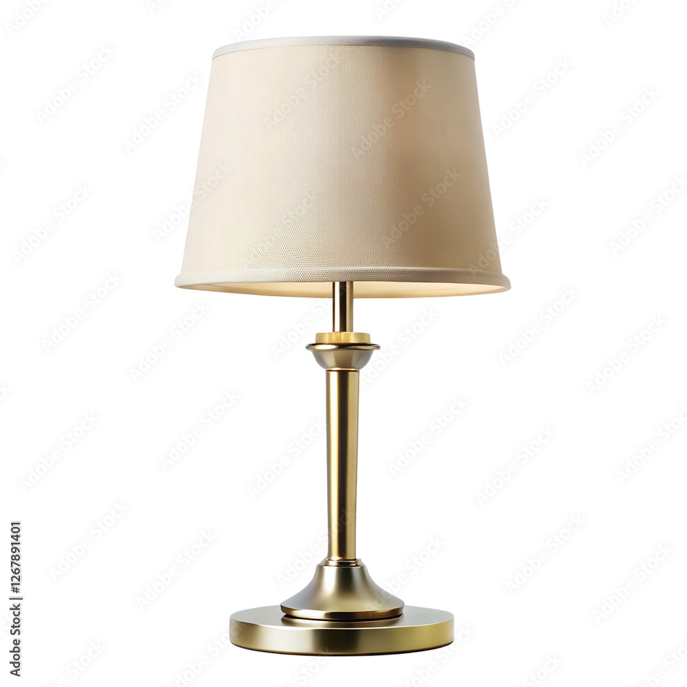 Obraz premium Elegant Table Lamps on Transparent Background Perfect Lighting for Modern Interiors.