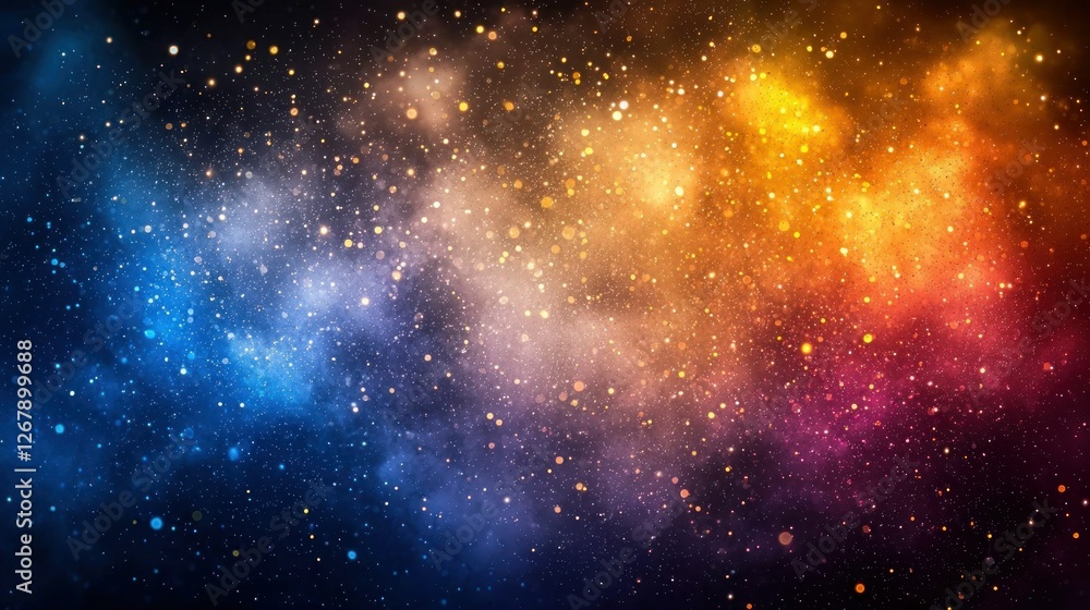 Colorful cosmic nebula in deep space Colorful cosmic nebula in deep space