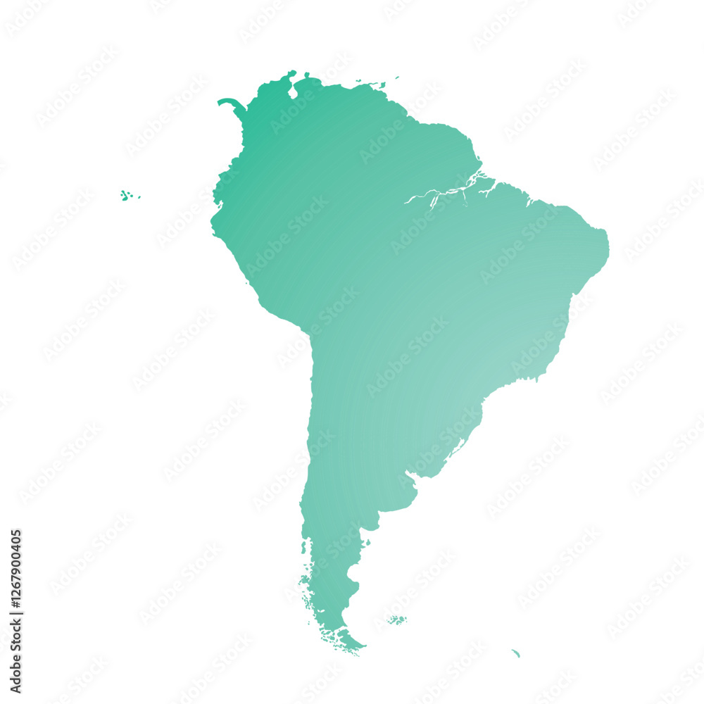 Map of South America, sign silhouette. World Map Globe. Vector Illustration isolated on transparent background. Latin American continent Map of South America, sign silhouette. World Map Globe. Vector Illustration isolated on transparent background. Latin American continent
