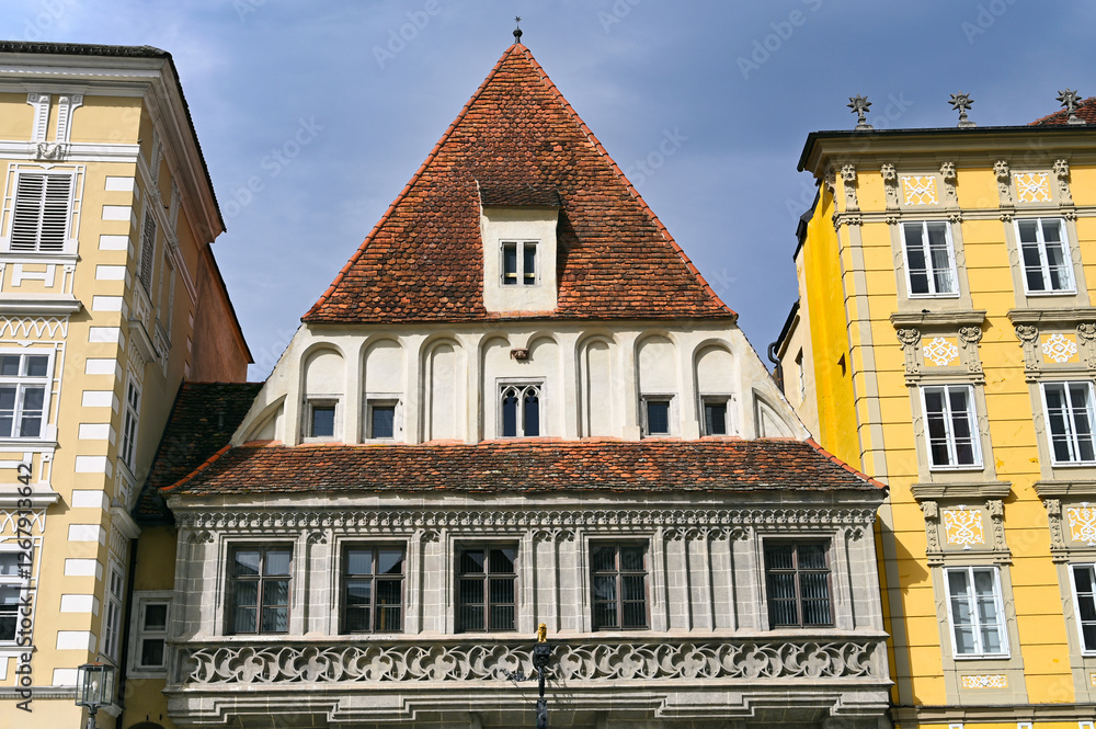 Old building and in Steyr, Upper Austria, Austria Old building and in Steyr, Upper Austria, Austria