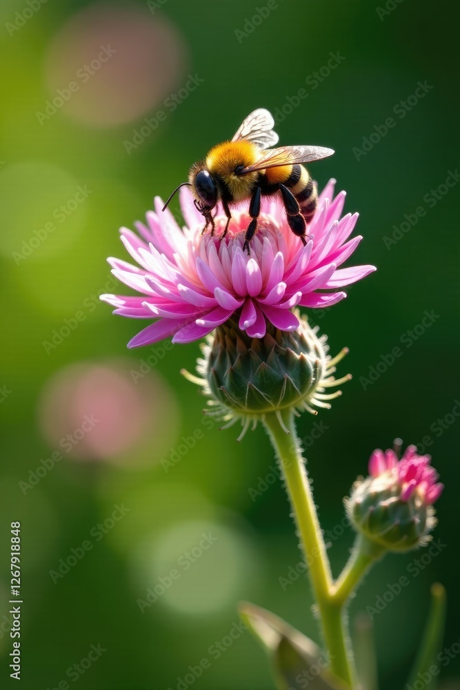 Bumble bee hover fly on Greater Knapweed flowers, wildlife, flowers Bumble bee hover fly on Greater Knapweed flowers, wildlife, flowers