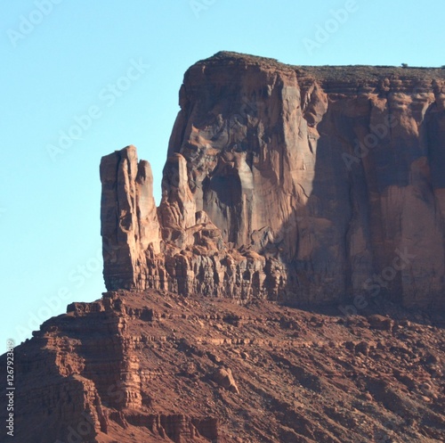 Majestic sandstone formations and scenic beauty of Monument Valley, a Navajo Nation Park spanning across Utah and Arizona is world famous. 