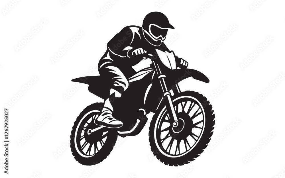silhouette of a man on a motorcycle silhouette of a man on a motorcycle