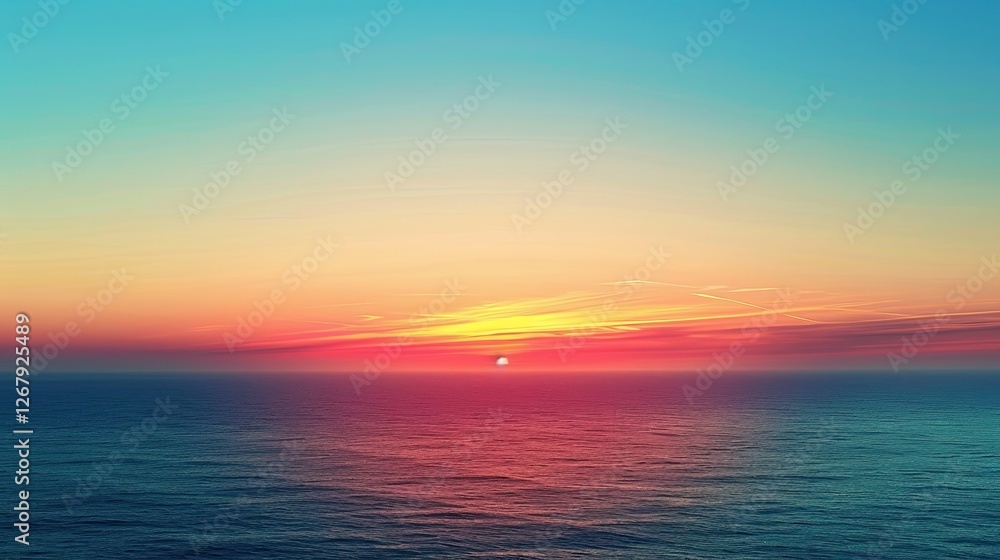 The tranquil atmosphere creates a serene and breathtaking scene as day transitions into night. The tranquil atmosphere creates a serene and breathtaking scene as day transitions into night.