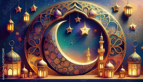 Ramadan Kareem Collection: Spiritual, Festive, and Artistic Depictions of Islamic Traditions