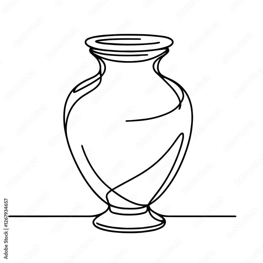 Minimalist Line Drawing of Vase – Simple and Elegant Contour of a Classic Vase Shape, Symbolizing Form, Beauty, and Harmony in Functional Art
Minimalist Line Drawing of Vase – Simple and Elegant Contour of a Classic Vase Shape, Symbolizing Form, Beauty, and Harmony in Functional Art