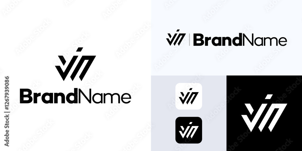 Obraz premium Initial letter JW logo, simple modern stylish monogram vector logo design, Icon JW with black color, Symbol premium template element.