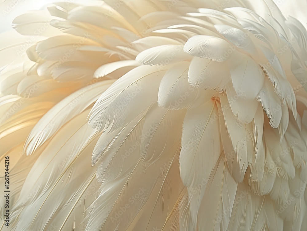 Obraz premium The combination of softness and radiance evokes a sense of tranquility and ethereal beauty.