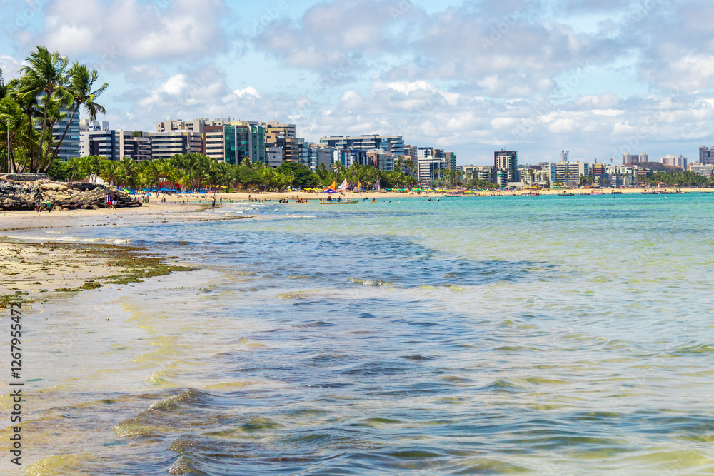 Naklejka premium praias nordestinas da cidade de Maceió, Alagoas, Brasil