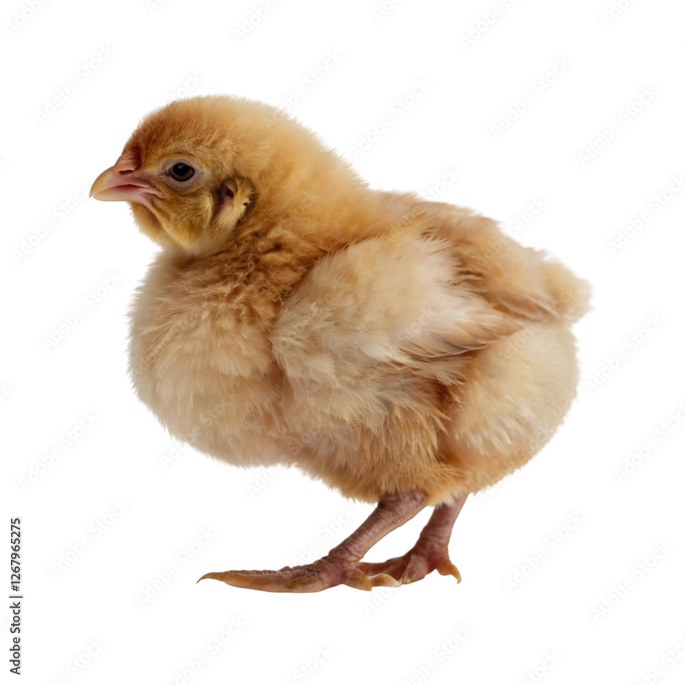 Fototapeta premium Newborn baby chick generative AI