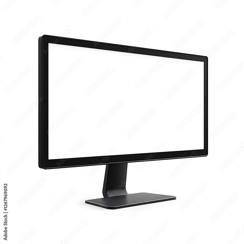 lcd monitor isolated lcd monitor isolated