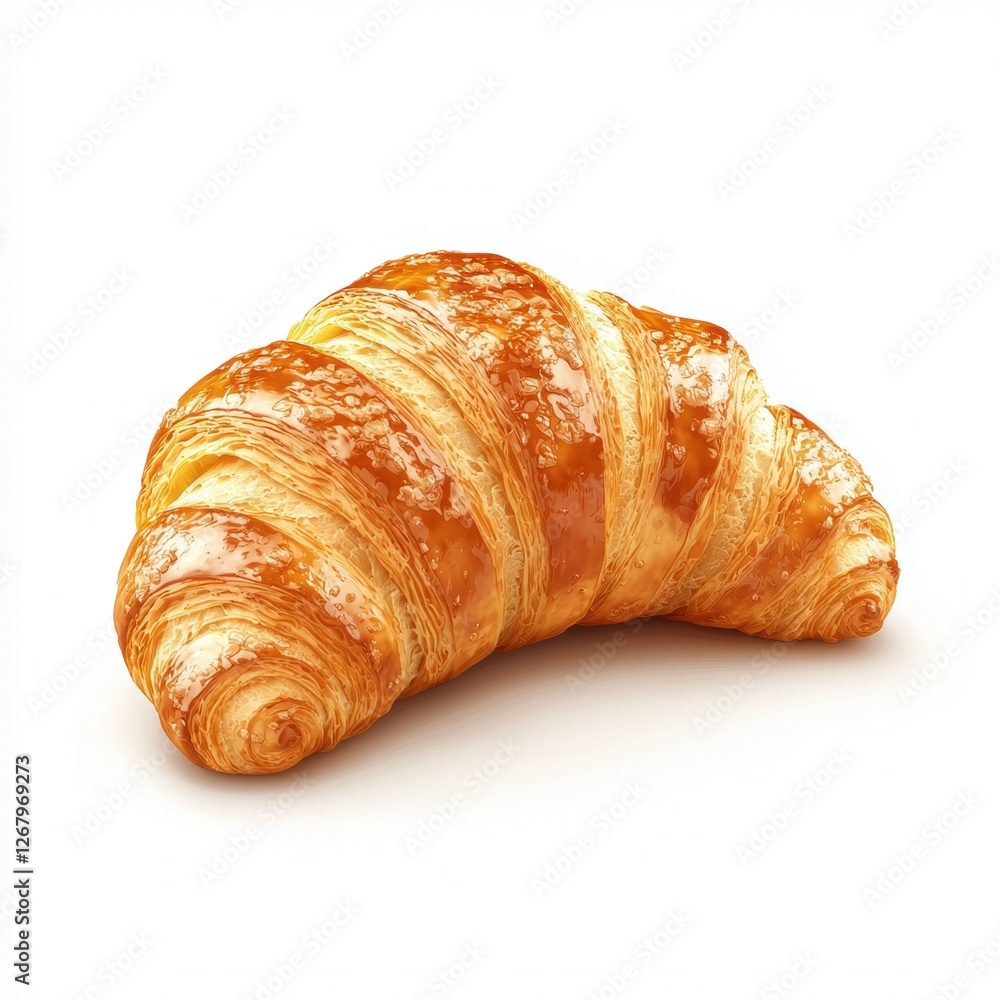 Croissant isolated on white Croissant isolated on white