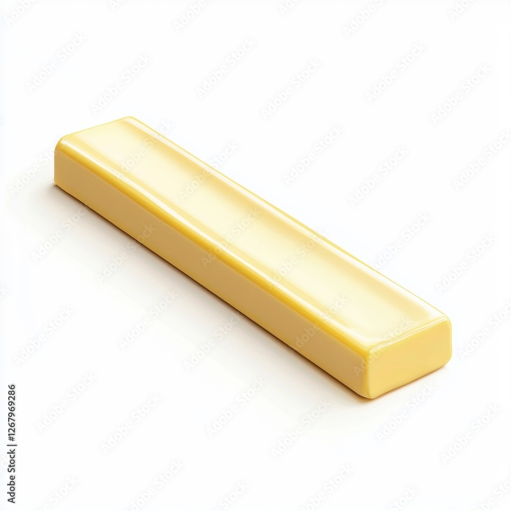 Butter stick isolated on white Butter stick isolated on white