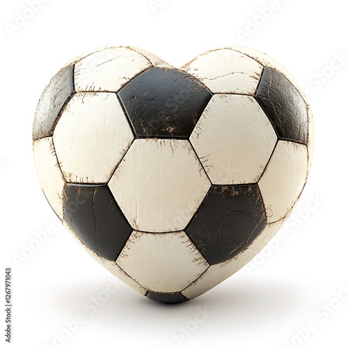 soccer ball on white background