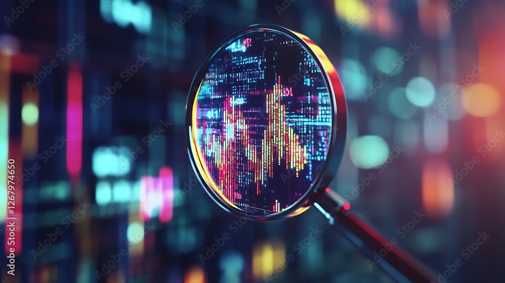 Stock market analysis with digital charts images Stock market analysis with digital charts images