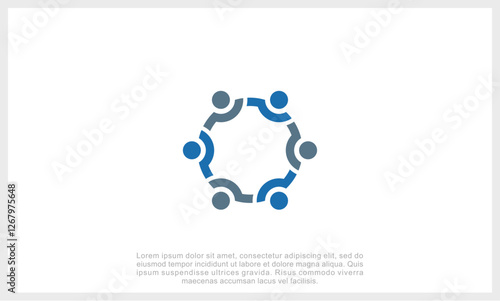 Human resources concept, target market and audience, focus group, public relations, vector icon - Vector photo