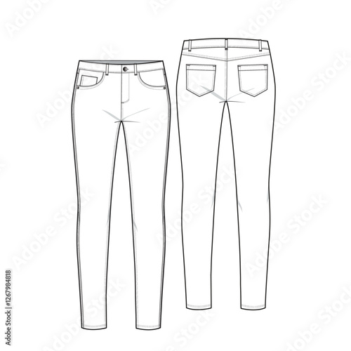 Skinny Jeans Trousers