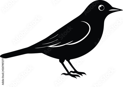 thrush vector icon.eps