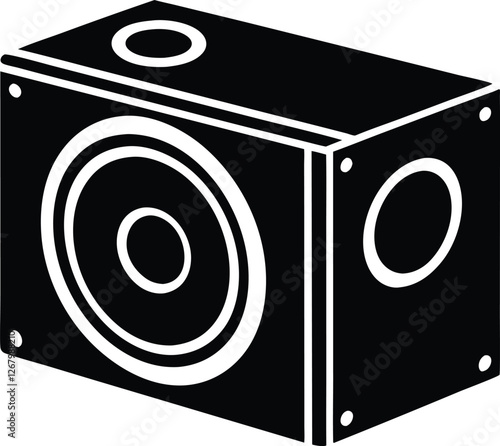 subwoofer vector icon.eps