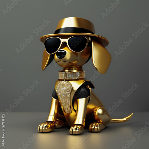 3d adventurer with binoculars