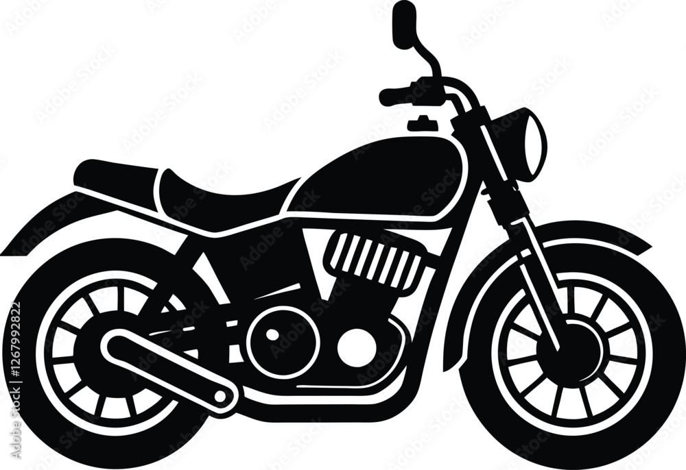 custom made wallpaper toronto digitalmotorcycle silhouette icon biker & transportation vector illustration