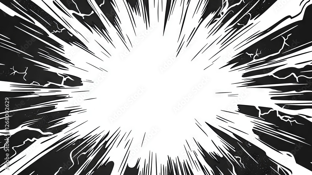 custom made wallpaper toronto digitalBlank Black Comic-Style Background with Thunder and Lightning Bolts for Dramatic Dialog or Caption Setting
