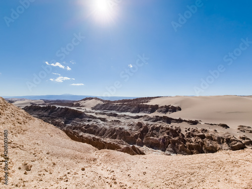 Moon Valley in Chilean Atacama desert