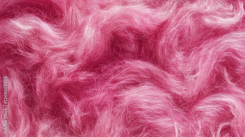 Obraz premium Pink Watercolor Mohair Texture Background with Smooth and Fluffy Wool Fabric for Textiles and Design 