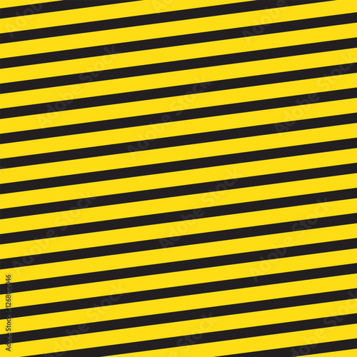 Warning tape with yellow and black diagonal stripes.