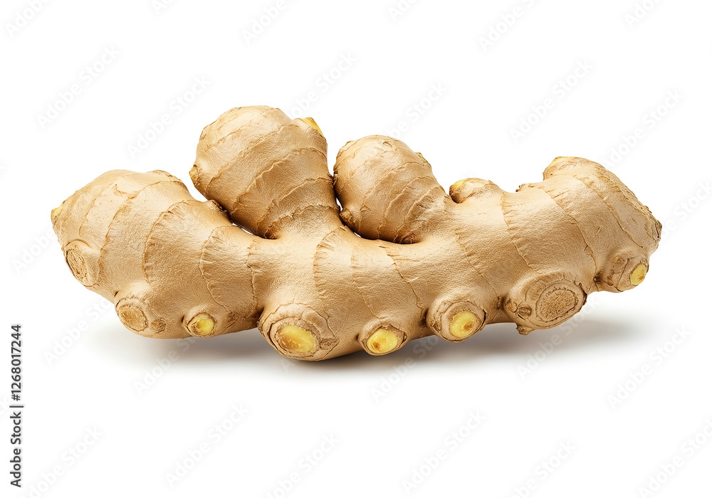 fresh ginger root isolated on white background fresh ginger root isolated on white background