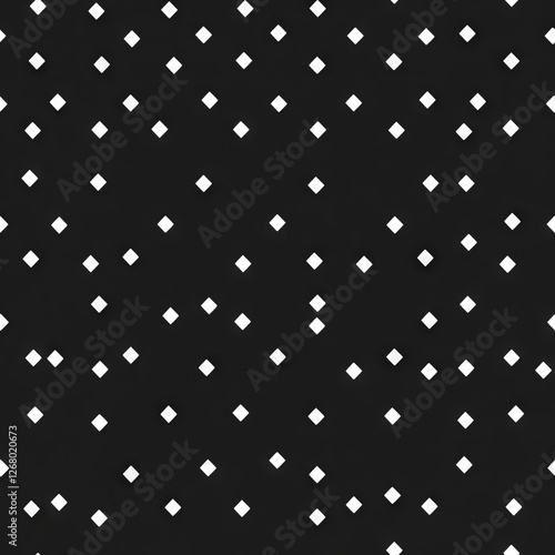 Seamless Pattern - Abstract black and white diamond pattern background