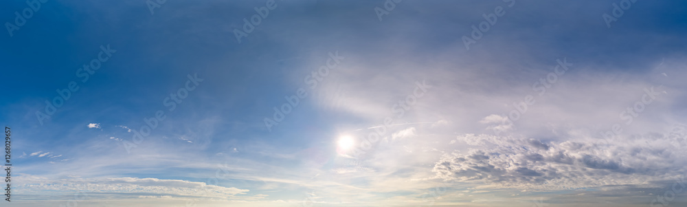 Bright Cloudscape Over A Scattered Sky in British Columbia, Canada Bright Cloudscape Over A Scattered Sky in British Columbia, Canada
