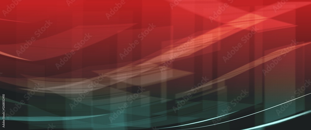Obraz premium abstract green and orange background
